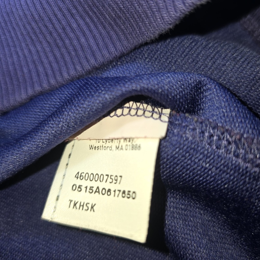 Puma Sweatshirt Wom XL Purple Graphic Pullover Raglan Scoop Neck Distressed Logo - Picture 4 of 8